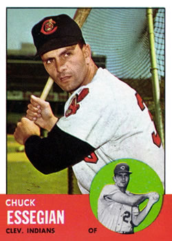 1963 Topps Baseball Cards      103     Chuck Essegian
